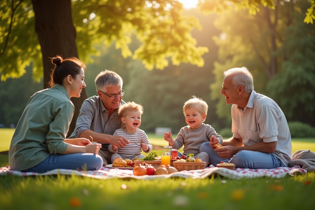 famille multigénérationnelle